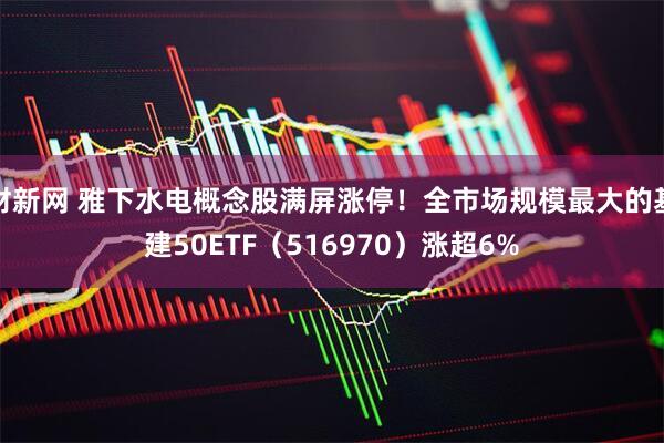 财新网 雅下水电概念股满屏涨停！全市场规模最大的基建50ETF（516970）涨超6%