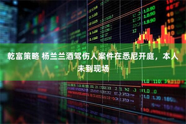 乾富策略 杨兰兰酒驾伤人案件在悉尼开庭，本人未到现场